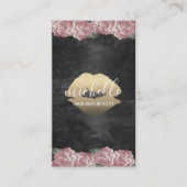 Carte De Visite Roses et un baiser (Devant)