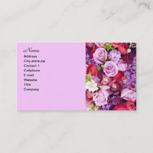 Carte De Visite Roses étrangers_