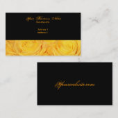 Carte De Visite Roses fascinants (Devant / Derrière)