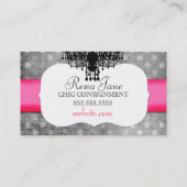 Carte De Visite Roses indien Girly de poupée de fille de la (Dos)