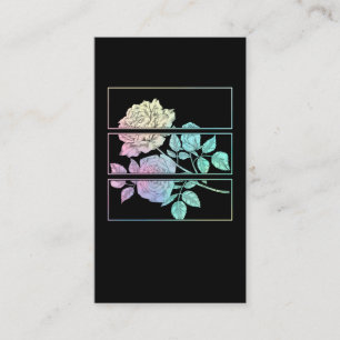 Carte De Visite Roses mystiques Pastel Goth Wicca Occult