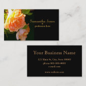 Carte De Visite Roses Pays de Péche (Devant / Derrière)