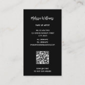 Carte De Visite Roses roses noires (Dos)