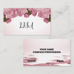 CARTE DE VISITE ROSES ROSES ROSES