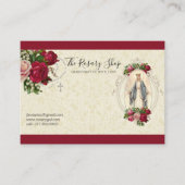 Carte De Visite Roses Roses Roses Roses Roses Roses Roses Roses Ro (Devant)