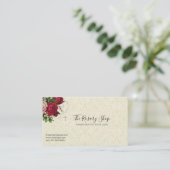 Carte De Visite Roses Roses Roses Roses Roses Roses Roses Roses Ro (Debout devant)