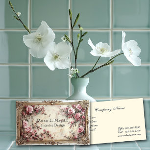 Carte De Visite Roses roses roses victoriennes vintages