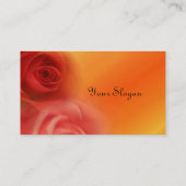 Carte De Visite Roses rouges (Dos)
