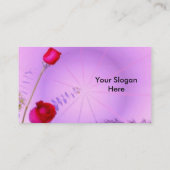 Carte De Visite Roses Rouges (Dos)