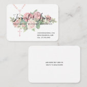 Carte De Visite Roses rouges roses roses roses roses (Devant / Derrière)