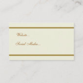 Carte De Visite Roses vintages (Dos)