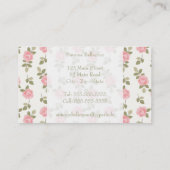 Carte De Visite Roses vintages romantiques d'Alice (Dos)