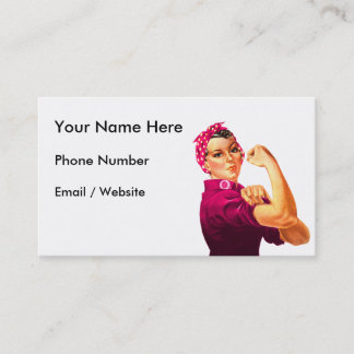 Carte De Visite Rosie le rivoir - rose de Cancer