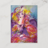 Carte De Visite ROSINA, Salon des cheveux de beauté, Spa, Artiste  (Dos)