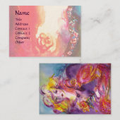 Carte De Visite ROSINA, Salon des cheveux de beauté, Spa, Artiste  (Devant / Derrière)