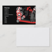 Carte De Visite Rotation de disco (Devant / Derrière)