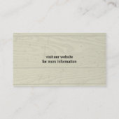 Carte De Visite Rotweiler Chien Silhouette Rustique Style Rotie Ch (Dos)