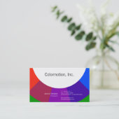 Carte De Visite Roue couleur (Debout devant)