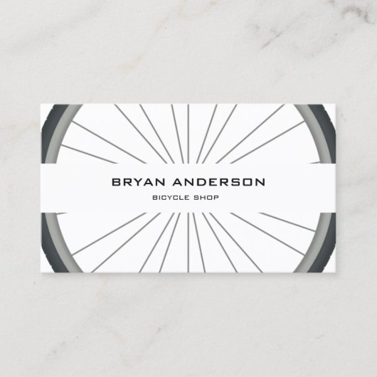 Carte De Visite Roue cyclable (Devant)