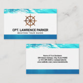 Carte De Visite Roue de bateau en bois | Bateau | Eau (Devant / Derrière)