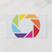 Carte De Visite Roue de couleur - affaires (Dos)