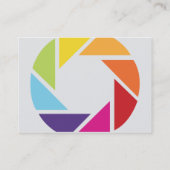 Carte De Visite Roue de couleur - potelée (Dos)