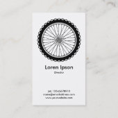 Carte De Visite Roue de VTT (Dos)