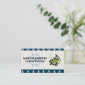 Carte De Visite Roue du navire | MOTIF ANCRE | Poisson basse (Debout devant)