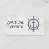 Carte De Visite Roue du navire | Nautical | Bateau (Devant)