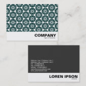 Carte De Visite Roue étoile Abstraite - Vert foncé (Devant / Derrière)