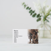 Carte De Visite Roue industrielle (Debout devant)