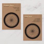 Carte De Visite Roue MTB - Carton (Devant / Derrière)
