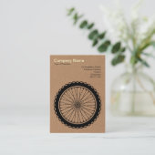 Carte De Visite Roue MTB - Carton (Debout devant)