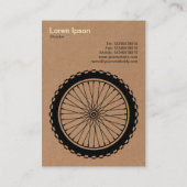 Carte De Visite Roue MTB - Carton (Dos)