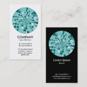 Carte De Visite Roue Pi Abstraite 05 (Devant / Derrière)