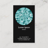 Carte De Visite Roue Pi Abstraite 05 (Dos)