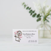 Carte De Visite Roue tournante (Debout devant)