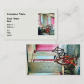 Carte De Visite Roue tournante près de la fenêtre (Devant / Derrière)