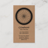 Carte De Visite Roue VTT - Carton (Devant)