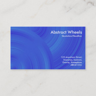 Carte De Visite Roues Abstraites 06