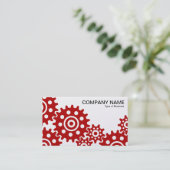 Carte De Visite Roues de l'industrie - Ruby et or (Debout devant)