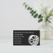 Carte De Visite Roues Et Rims Automobiles Les Plus Cool (Debout devant)