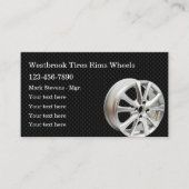 Carte De Visite Roues Et Rims Automobiles Les Plus Cool (Devant)