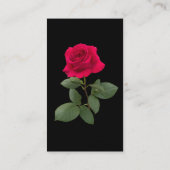 Carte De Visite Rouge (Dos)