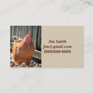 Carte De Visite Rouge