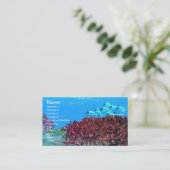 CARTE DE VISITE ROUGE (Debout devant)