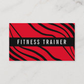 Carte De Visite Rouge (Dos)