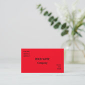 Carte De Visite Rouge (Debout devant)