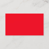 Carte De Visite Rouge (Dos)