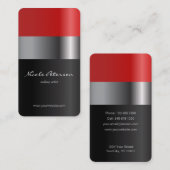Carte De Visite Rouge à lèvres rouge - maquilleur (Devant / Derrière)